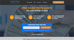 Desktop Screenshot of pennystockinvestmentgroup.com